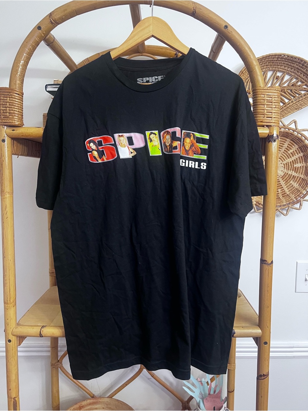 SPICE Girls Black Graphic Short Sleeve Tee